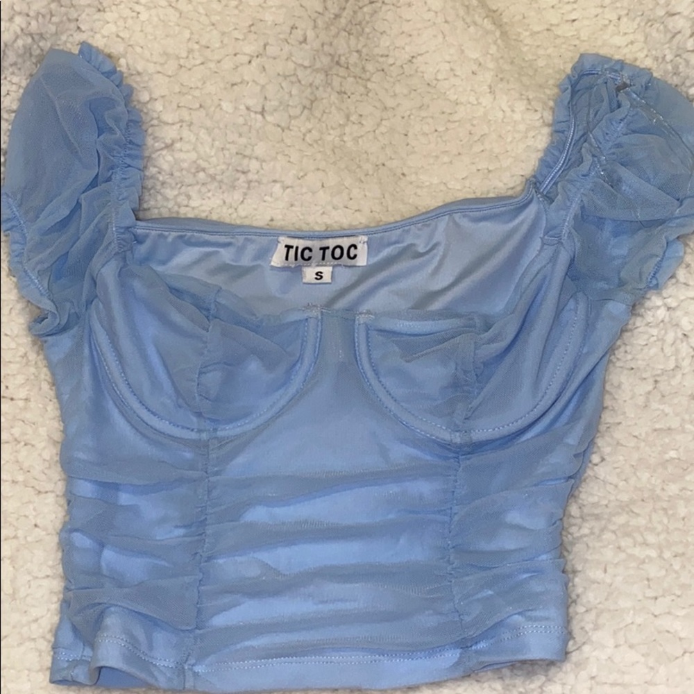 Princess poly shirt. I bought from boutique in LA